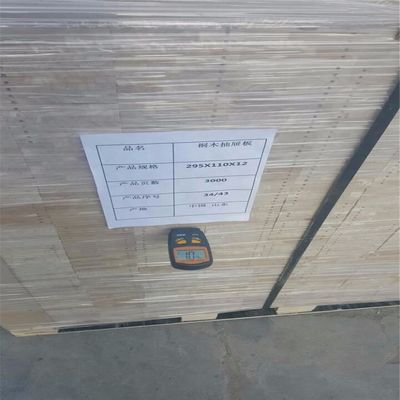 Paulownia Wood Chips Natural and Bleached for FSC 100% Certified Drawer Side Boards