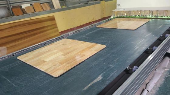 Solid Wood Desktop UV Oak Board Rubber Wood Finger Joint Board for Solid Wood Desktops