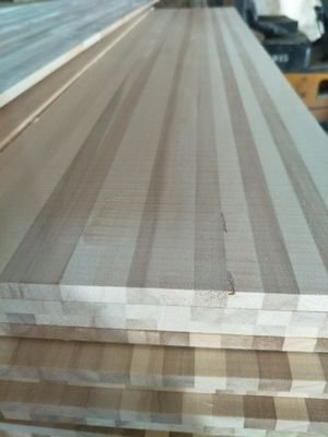 Custom Thickness Solid Wood Core Paulownia Wood Snowboard 1500x460x12mm for Standard