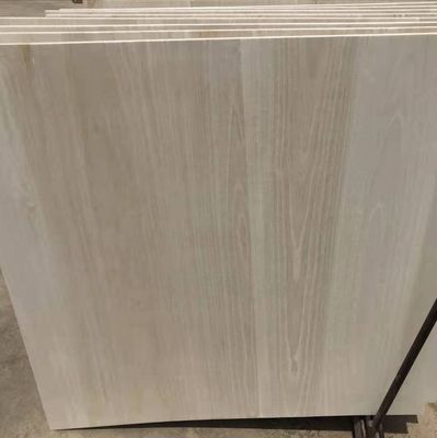 Building Construction Bleached Paulownia Soild Wood 4X8 Lumber Board Prices 300kg/m3