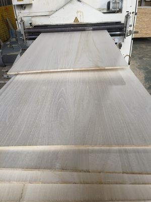 Building Construction Bleached Paulownia Soild Wood 4X8 Lumber Board Prices 300kg/m3