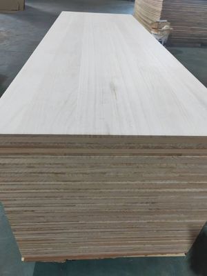 Building Construction Bleached Paulownia Soild Wood 4X8 Lumber Board Prices 300kg/m3