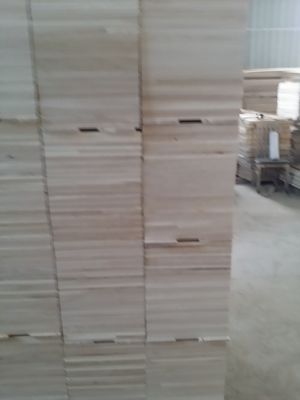 Building Construction Furniture Paulownia Solid Wood Board with 300kg/m3 Density