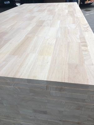 Solid Rubber Wood Finger-Jointed Board for UV Tabletop 8mm-40mm Thickness 100-1220mm Width