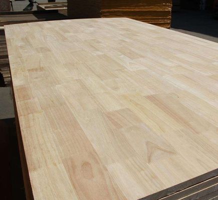 Solid Rubber Wood Finger-Jointed Board for UV Tabletop 8mm-40mm Thickness 100-1220mm Width