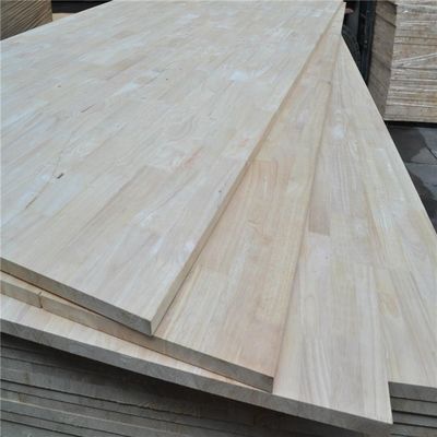 Solid Rubber Wood Finger-Jointed Board for UV Tabletop 8mm-40mm Thickness 100-1220mm Width