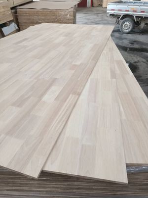 100-1220mm Width Rubber Finger Jointed Wood Boards Furniture Table Top Rounded Corners