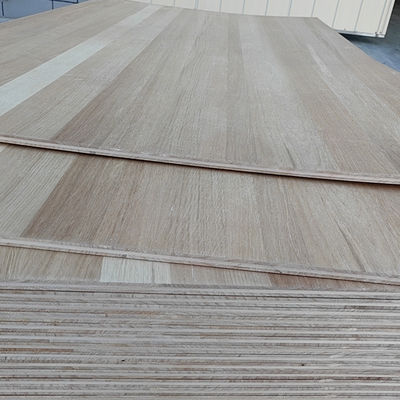 FSC 100% Certified 3mm-50mm White Oak Veneer Panels with Paulownia Wood Core Board