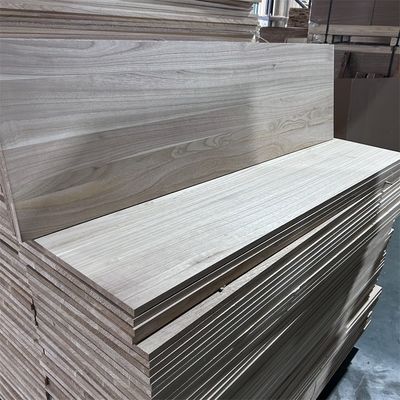 Customized Size Paulownia Solid Lumber Timber for in Natural Wood or Bleached Finish