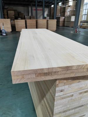 Wood Strip Composite Board with Natural Color Solid Wood Glue E0/E1 Environmental Glue