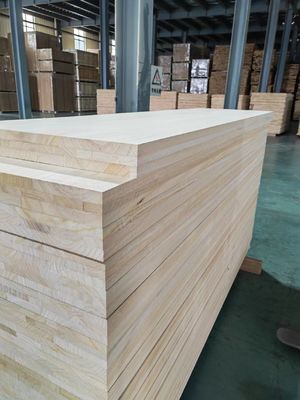 Multi-Layer Solid Wood Paulownia Board with Customerized Size and 3mm-50mm Thickness