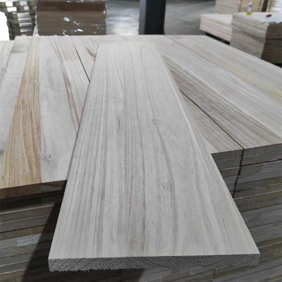 8%-12% Moisture Content Paulownia Wood Board for Custom Wood Coffin Panel Production