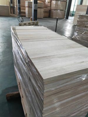 8%-12% Moisture Content Paulownia Wood Board for Custom Wood Coffin Panel Production