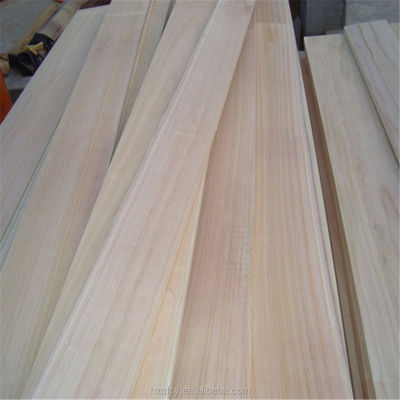 5-15 Days Production Time 100% Paulownia Wood Board for Solid Wood Board Production
