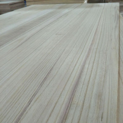 100% Solid Wood Paulownia Finger Joint Board for Wood Furniture and FSC 100% Approved