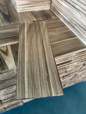 Rustic Floating Shelves Wall Mounted Type with Paulownia Wood Boards Craftsmanship