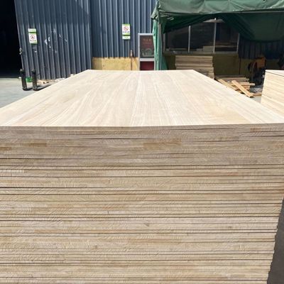 12mm Thickness Solid Wood Board Paulownia Timber Panels with Density of 280-300kgs/cbm