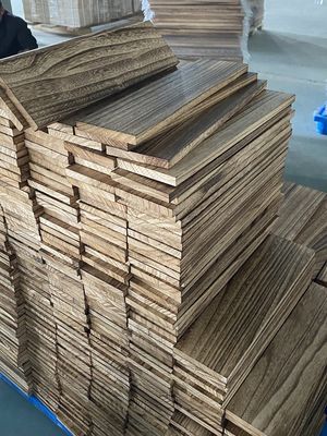 Customized Size AB Grade Natural Burned Paulownia Floating Shelves for Floating Needs