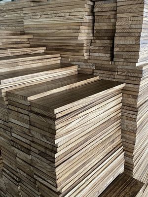 Customized Size AB Grade Natural Burned Paulownia Floating Shelves for Floating Needs