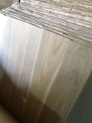 2440x1220 or 1200x600 Size 12mm Compressed Paulownia Wood Board with FSC Certificate