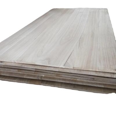 Paulownia Wood Board Glued Timber Panels 16mm Thickness For Living Room