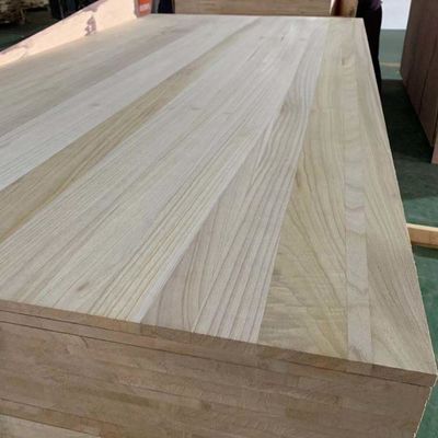 Paulownia Wood Board Glued Timber Panels 16mm Thickness For Living Room