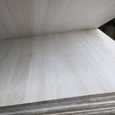 Solid Timber Paulownia Wood Board For Crafts Natural Color 1220x2440mm