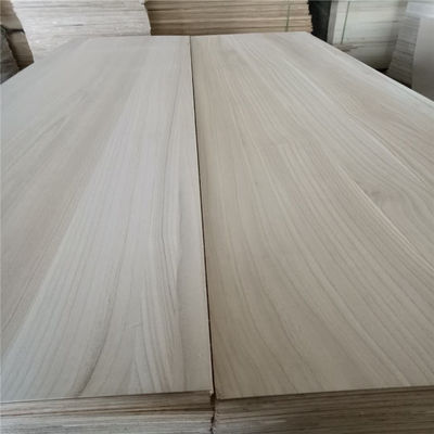 Edge Glued Solid Paulownia Wood Board With Eco Friendly Glue Customized