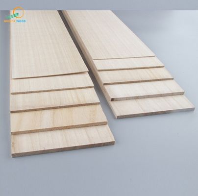 Customized Size Furniture Bleached Panel Softwood Paulownia Timber Board