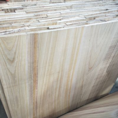 Paulownia Wood Customerized Size Bleached Wood Boards Without Knots 1220x2440mm