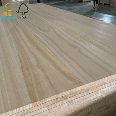 Unfinished Paulownia Tomentosa Wood Board with Smooth Surface and Moisture Content of 8%-12%