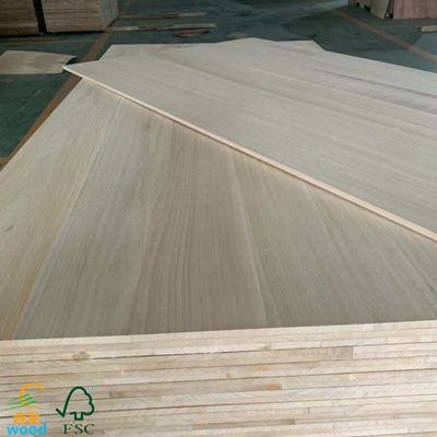 Unfinished Paulownia Tomentosa Wood Board with Smooth Surface and Moisture Content of 8%-12%