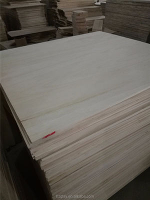 Original Bleached Paulownia Wood Traditional Solid Wood Panels 3mm-50mm