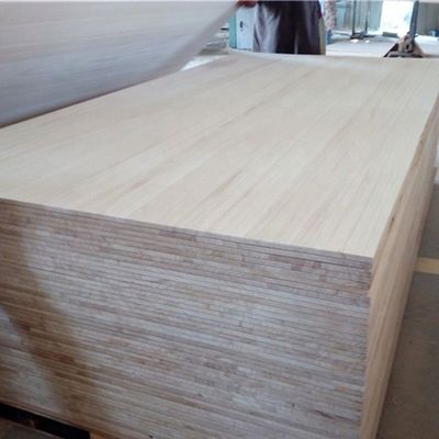 Natural Or Bleached Paulownia Wood 2440x1220mm M3 For Solid Wood Panel