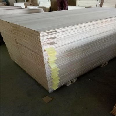 Natural Or Bleached Paulownia Wood 2440x1220mm M3 For Solid Wood Panel